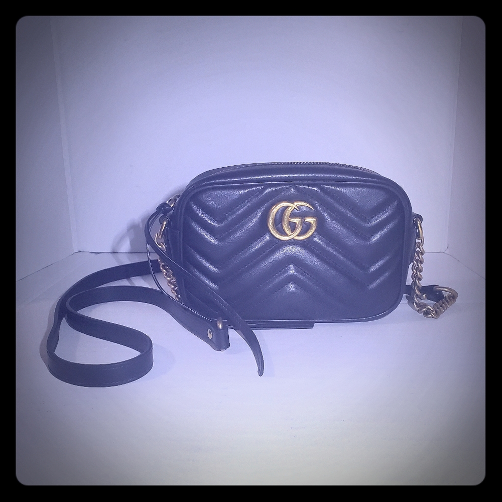 COPY - Gucci - GG Marmont Matelasse Mini Crossbod…